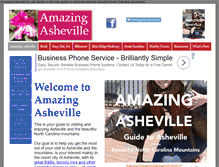 Tablet Screenshot of amazingasheville.net